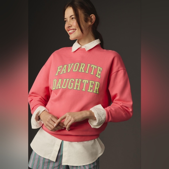 Favorite Daughter Sweaters - Favorite Daughter Collegiate Sweatshirt, size small